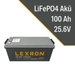 100AH 25.6V LİTYUM AKÜ LEXRON