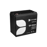 12V-50 AH Bataryasan LiFePO4 Akü(ABS Kutu 50A BMS)