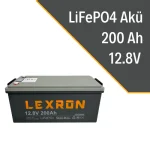 200AH 12.8V LİTYUM AKÜ LEXRON
