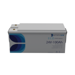 24 V 100 Ah Bataryasan LiFePO4 Akü (ABS kutu 100A BMS)