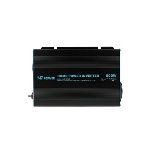 NP600-12 NP Power 600W Tam Sinüs İnverter 12V
