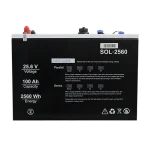 SOLİNVED 25.6 V 100AH LIFEPO4 AKÜ