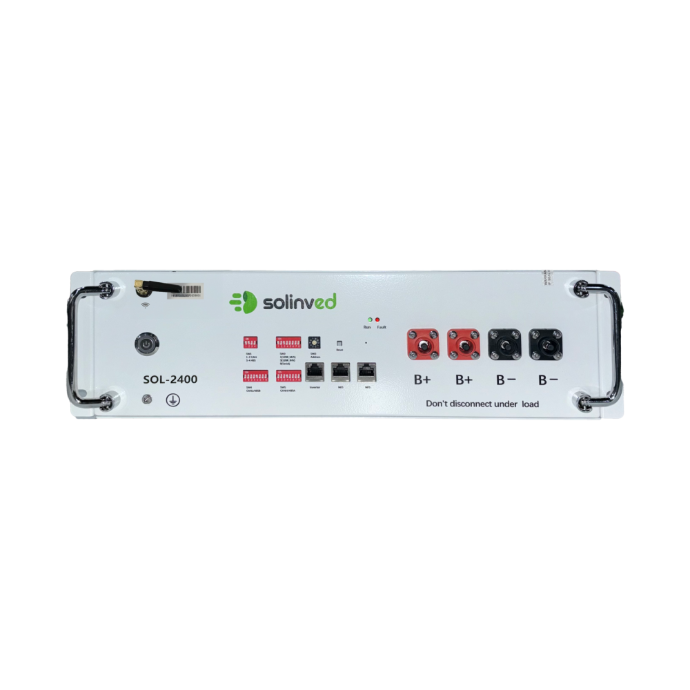 SOLİNVED 51,2 V 50AH RACK Lityum Akü