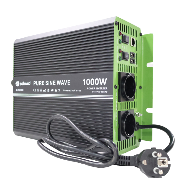 Solinved SLVU Serisi 1000W Tam Sinüs UPS Şarjlı İnverter 12V